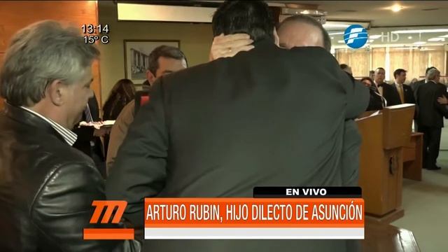 Arturo Rubin es 'hijo dilecto' de la ciudad de Asunción смотреть онлайн