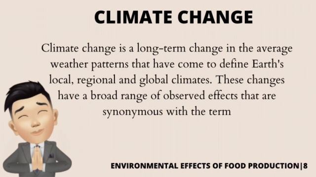 ENVIRONMENTAL EFFECTS OF FOOD PRODUCTION by Jesus Miras