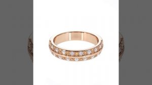 AGnSons RGold Citrine Eternity Ring RZ1505