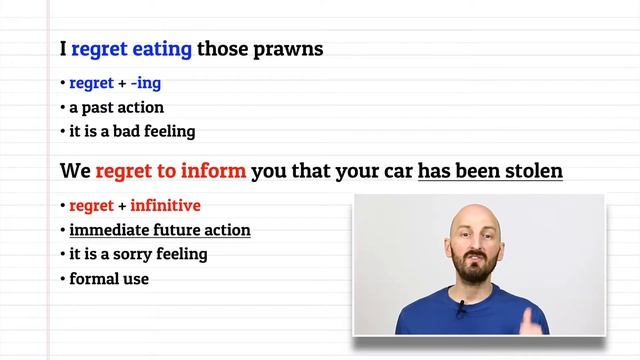 Learn English Online - Infinitive ('to' form) and -ING forms in English - ParrotandWolf смотреть онлайн