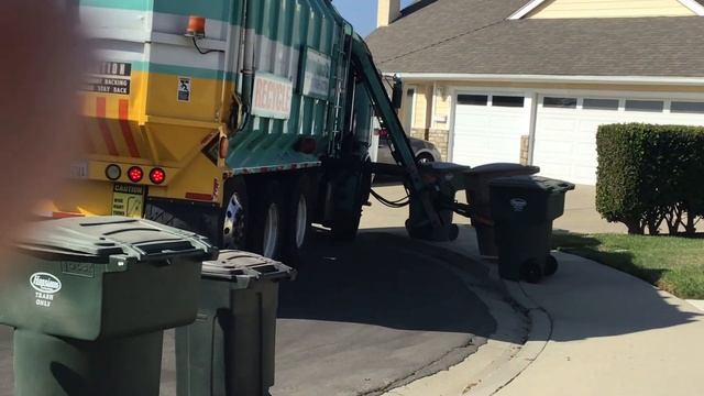 Ej Harrison truck driver 219 in the spare 205 Camarillo Monday yard waste route