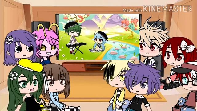 Bhna reacts to eri and deku singing смотреть онлайн