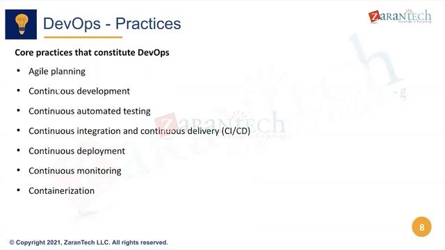 Principles, Practices, Tools and DevOps Engineer | DevOps Training | ZaranTech