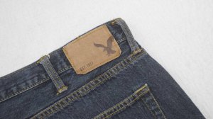 Мужские синие джинсы American Eagle Classic Bootcut Denim-Бангладеш производитель