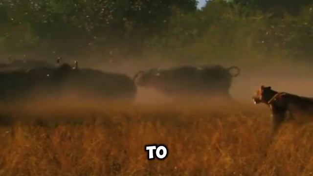 The Arrogant Buffalo Challenging The Lions | DPFunFacts смотреть онлайн