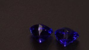 Blue Violet Trilliant Cut Tanzanite Gemstones 5.84 Carats