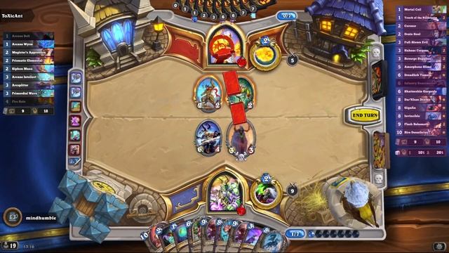 Tavern Brawl 204b - A Lich King Recipe - Enrage Warrior Big Undead Warlock and Undead Token Druid
