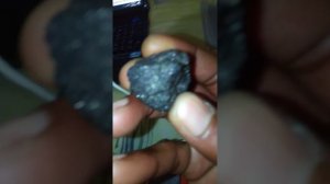 rough carbonado diamond (uncut) //raw black diamond