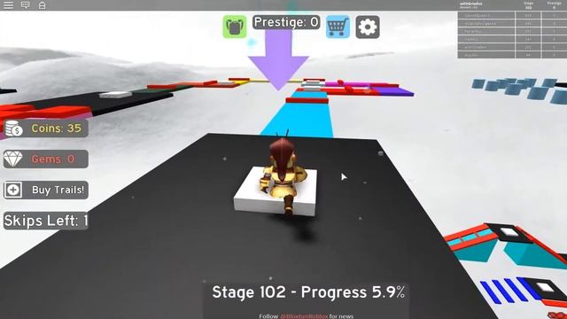ПРЫГАЕМ КАК ЗАЙЦЫ!ТРОПА В ROBLOX!!!