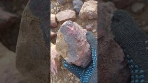 Первые сборы самоцветов, 2024, март. Яшма с гематитом. #натуральныекамни #добыча #поиск_минералов