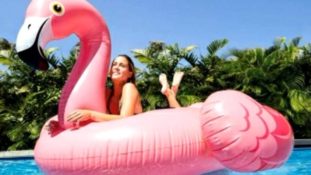 Розовый Фламинго -  дитя заката...
