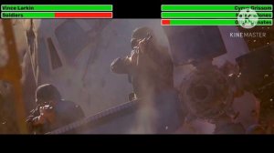 Con Air (1997) Boneyard Shootout with healthbars