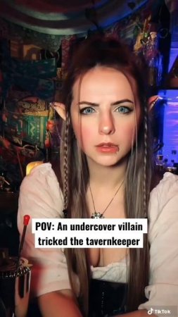 She poisoned the wrong person while the villain watched☠️#wednesday #taverncore #tavern #dnd #bbeg