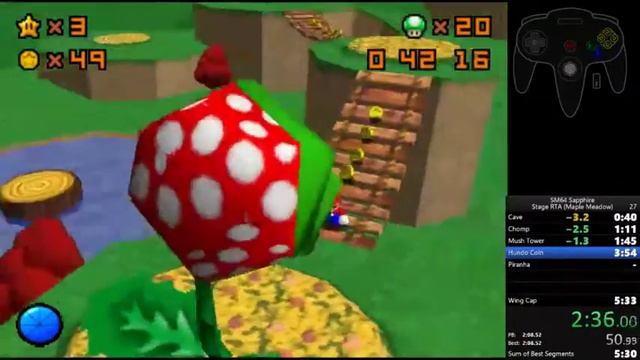SM64 Sapphire Maple Meadow In 5:30 2nd place on sr.com смотреть онлайн