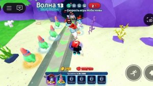 играем в roblox Tower The Friends Спанч Боб