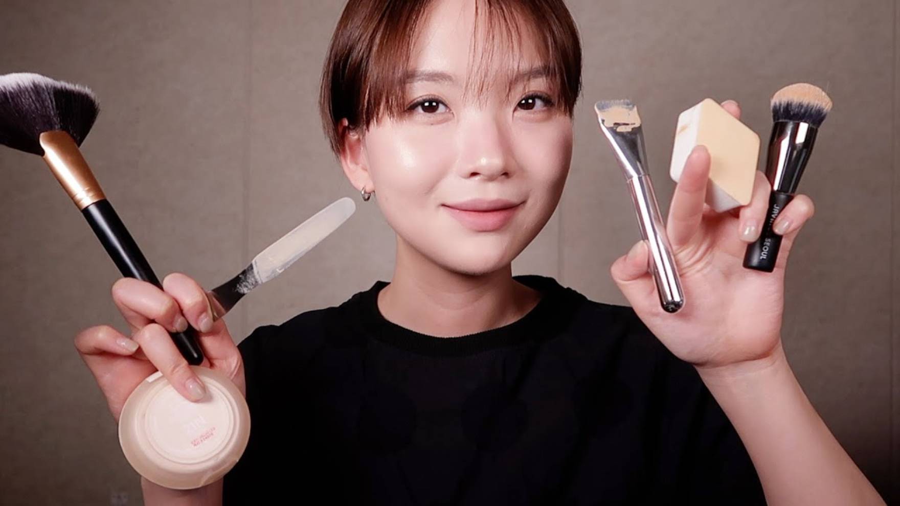 [Judy asmr] 피부화장만 1시간 해주는 메이크업샵(후시녹음)