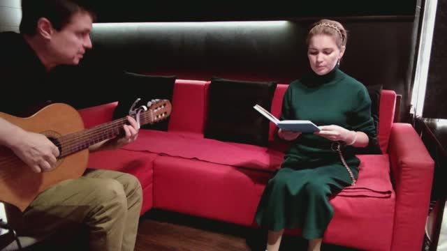 Полина Давидовская с новой песней на Студии Вячеслава Мерцалова