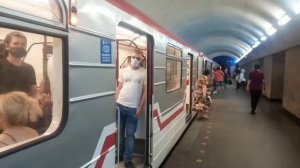 81-717М/714М На станции Надзаладеви Видео 1 июля 2021 г.