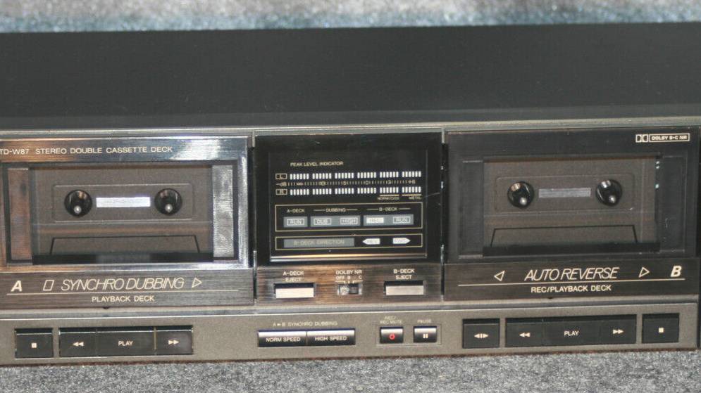 Двойная кассетная дека Jvc Td-W87 CJ Stereo-Япония-1989-год