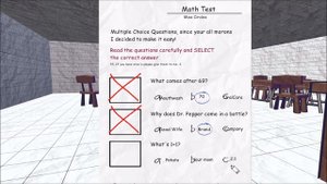 New Student Tries To Escape Miss Circle's Impossible Class - Fundamental Paper Education Gameplay
