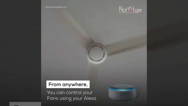 Control every fan in your home at your fingertips  Automize your home with Homotize  automation