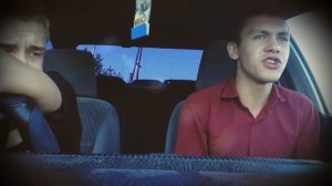 Зачитали рэп в машине