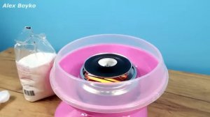 Покупал самый дешевый аппарат для сахарный вату! он работает и он китайский!