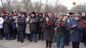 В Элисте состоялся митинг в честь Дня защитника Отечества