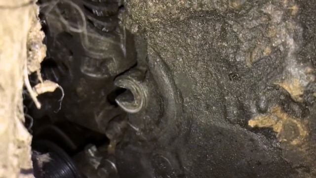 Замена заклинившего обводного ролика ремня привода навесных агрегатов Мазда Атенза. смотреть онлайн