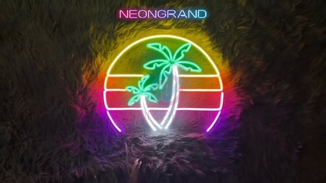 Neon Palm Tree Sign Tropical Plant Led Light - NeonGrand смотреть онлайн