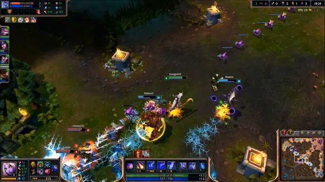 Leauge of Legends - Soraka (support) Bot Lane - Part 2 - Full Game смотреть онлайн