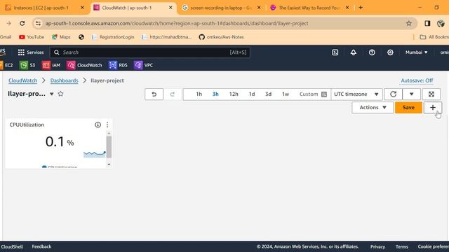 Cloudwatch,dashboard