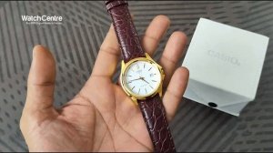 Casio MTP 1183Q 7A Red Leather Strap & White Dial Men's Quartz Watch Review