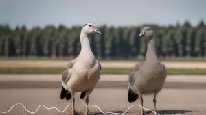 Жили у бабуси два весёлых гуся... | Нейронка поёт!