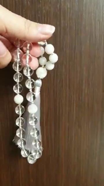 Четки из горного хрусталя и лунного камня