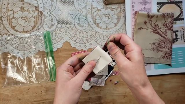 NEW Sewing Patchwork Junk Journal Kit смотреть онлайн