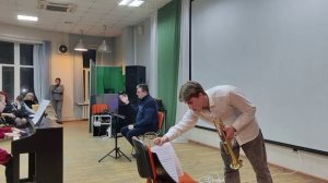 Репетиция муниципального «Камерного хора «Лик», г. Таганрог, 18.02.2025.