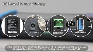 Rsrteng CCTV camera tester IPC-9800MOVTADHS Pro