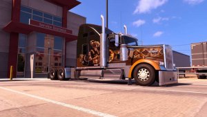 ATS (American Truck Simulator)  на руле от Artplays V-1600 Pro Plus.