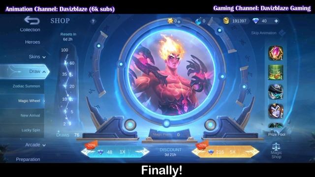 Let's get Alucard Obsidian Blade [Legend Skin] on Valir Legend discount Magic Wheel | MLBB смотреть онлайн