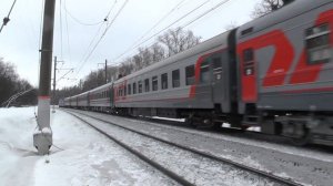 Электровоз ЧС7-031 с поездом № 148 Калининград - Москва