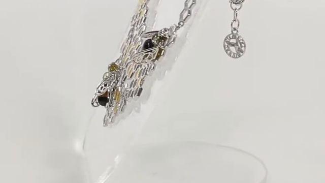 Подвеска из серебра с янтарем смотреть онлайн