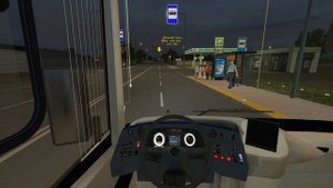 Автобус № 656 в ОМСИ 2 с новым информатором (2)