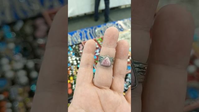 Кольца авторской работы в серебре 925пробы с природным камнем.