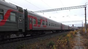 ЭП1М-796 с пассажирским поездом Москва - Улан-Удэ