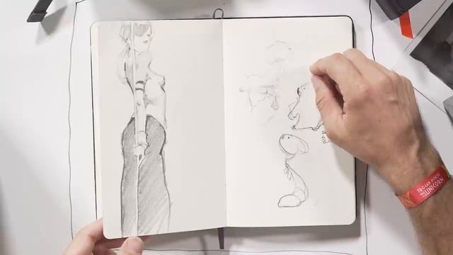 Художник Jeremy Mann рассказывает о своем творчестве. Проект The Sketchbook Series