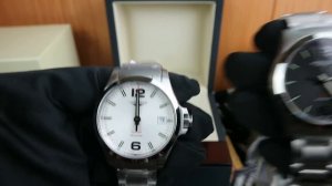 Longines Conquest V.H.P. 41mm White  Dial Ref. L3.716.4.76.6