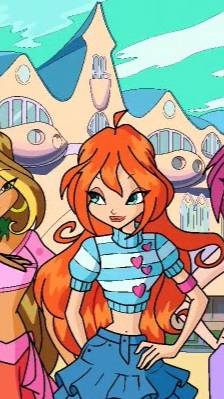 Раскраска Винкс Блум Winx Bloom