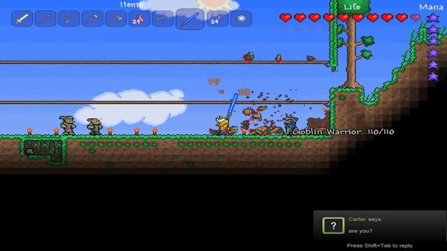 Terraria Episode 24 - Goblins Vs Phaseblade смотреть онлайн