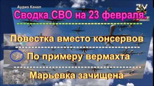 Сводка СВО на 23 февраля. Нацики воют от ужаса после ударов по Киеву